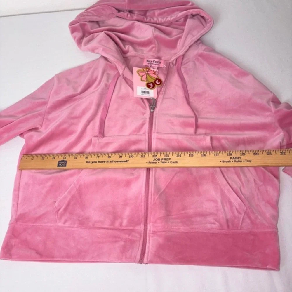 Juicy Couture Pink Velour Track Jacket & Jogger Set